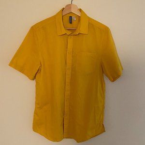 H&M Men's casual shirt Yellow Size Small